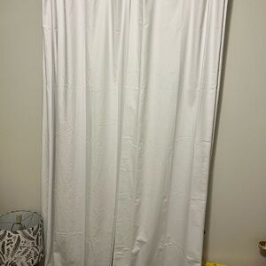 Pottery Barn Kids White Curtains noise reducing 44x84 (set of 2)